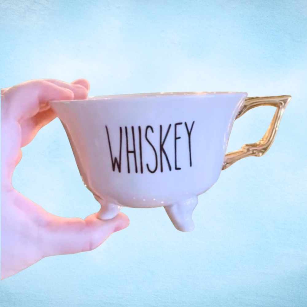 LIKE NEW Whiskey Themed Teacup